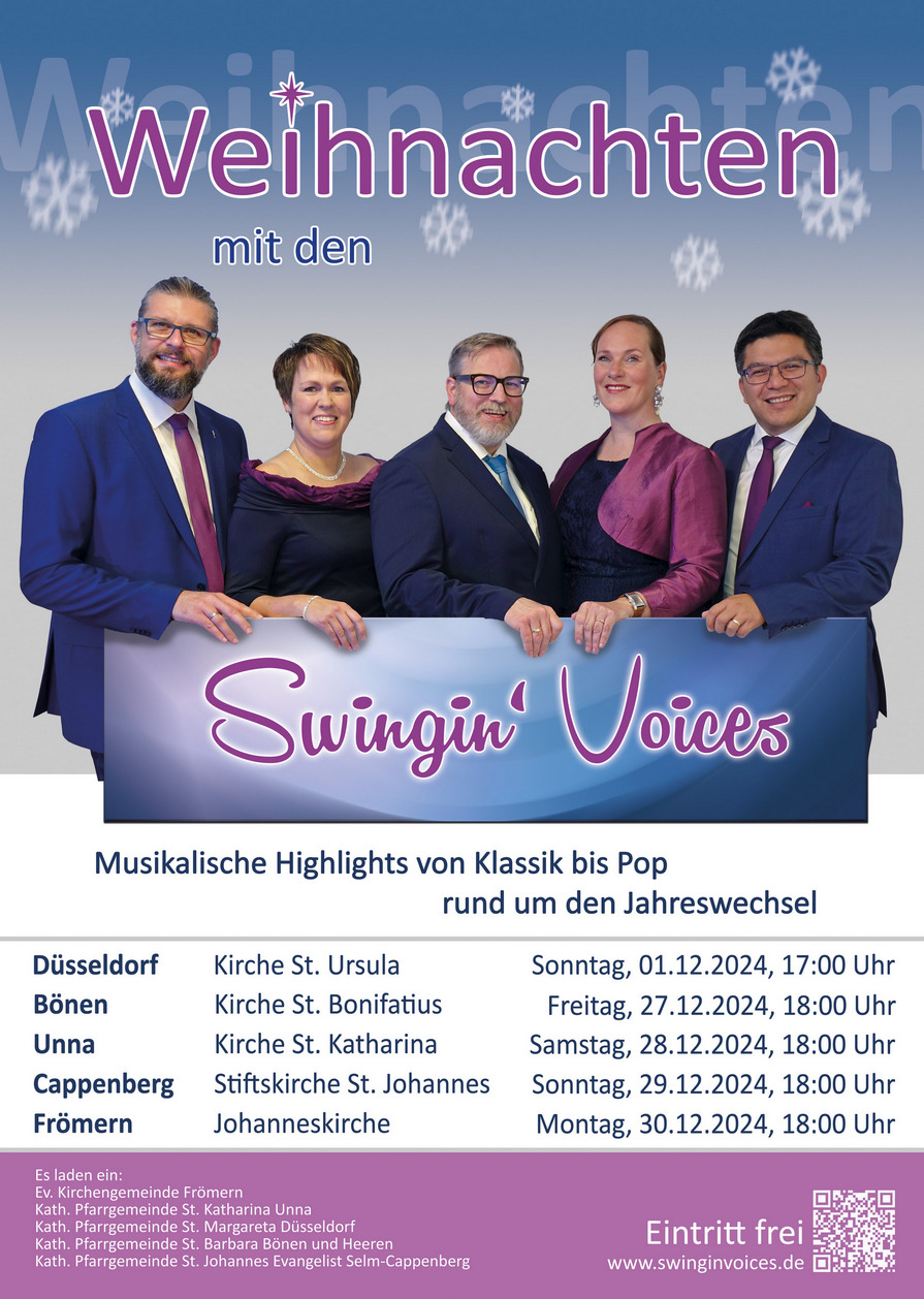 Weihnachten mit den Swingin' Voices 2024